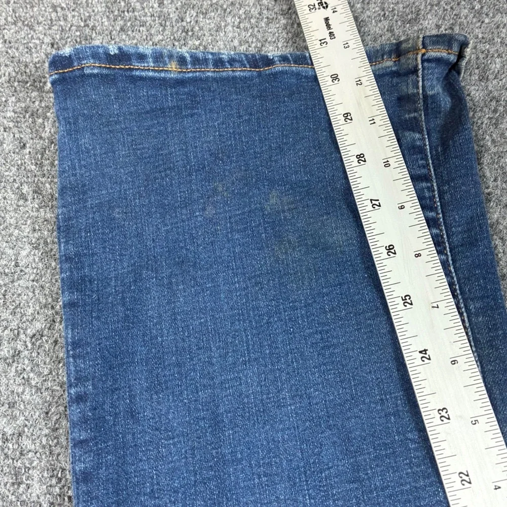 American Eagle Super Stretch Kick Boot Jeans Blue Womens 8 Regular Medium‎ Wash